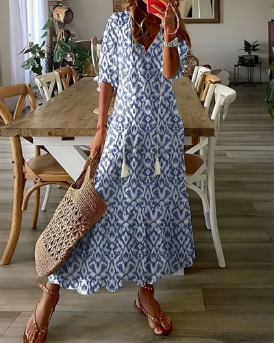 Boho-Kleid aus Viskose – Luftiges Strandkleid im Boho-Stil