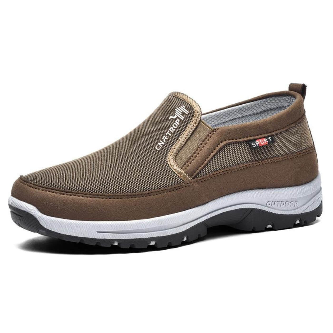 Komfortschuhe Herren aus Textil mit Fußbett