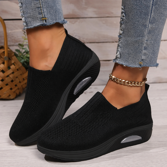 Bequeme Slip-on Schuhe Damen aus Textil