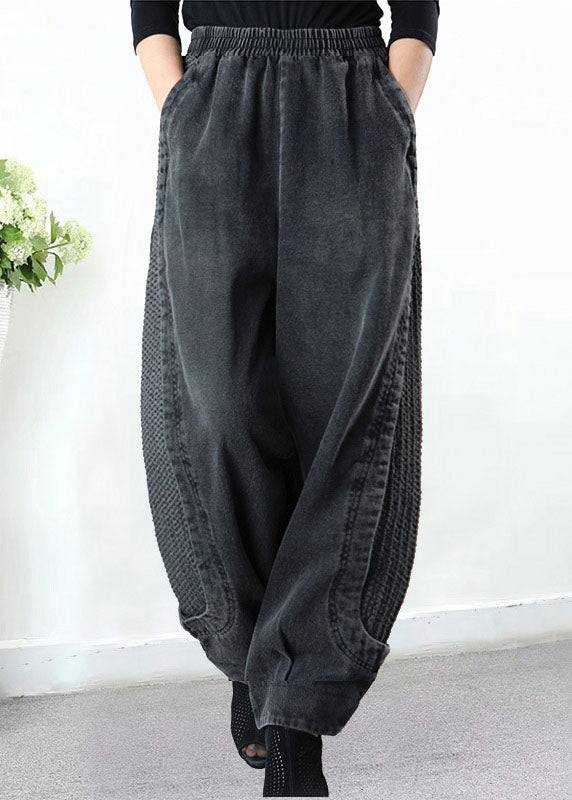 Bequeme Patchwork-Hose Damen mit Taschen