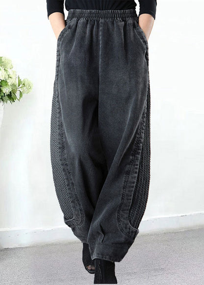 Bequeme Patchwork-Hose Damen mit Taschen