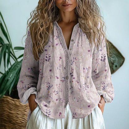 Lockere Viskose Bluse Damen