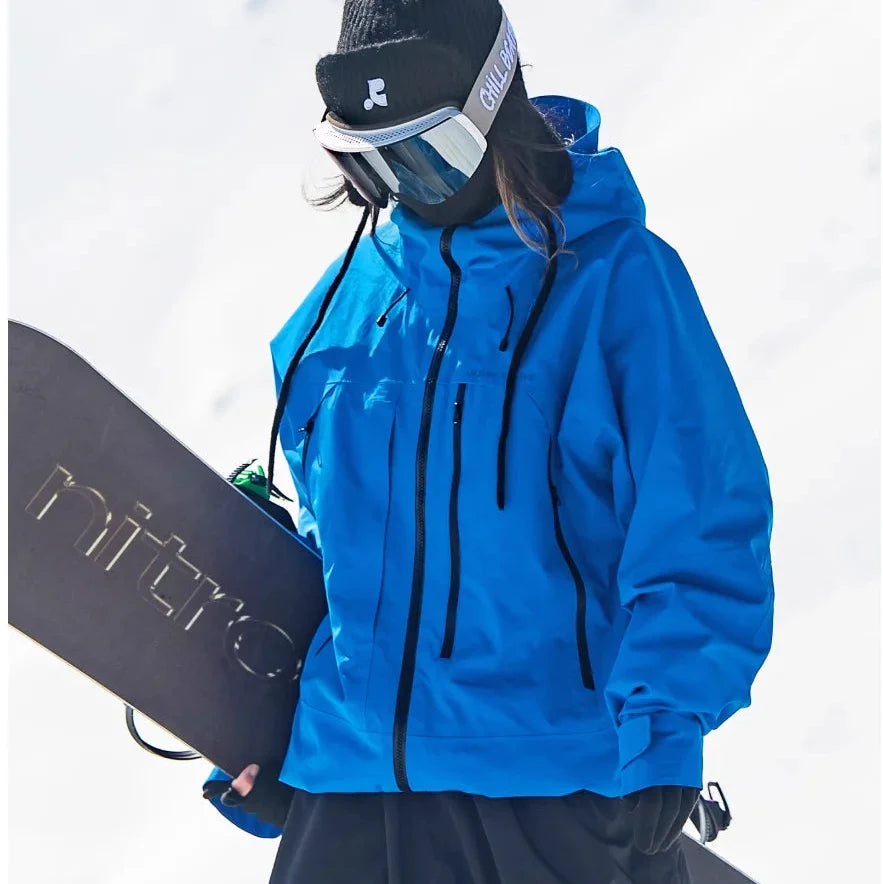 Damen Skijacke wasserdicht Winter-Funktionsjacke