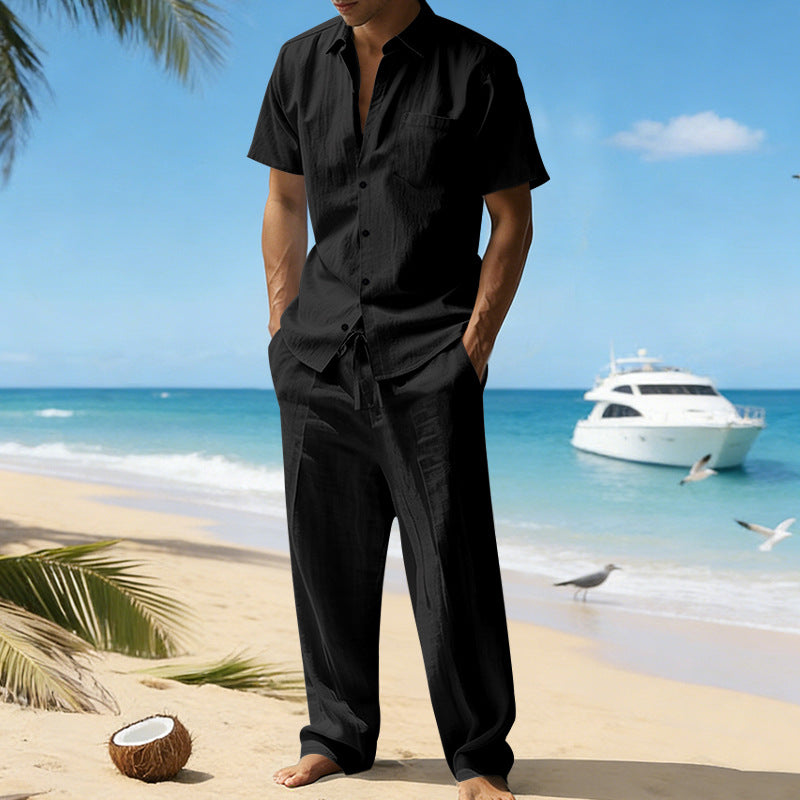 Herren Sommeroutfit aus Leinen