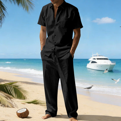 Herren Sommeroutfit aus Leinen