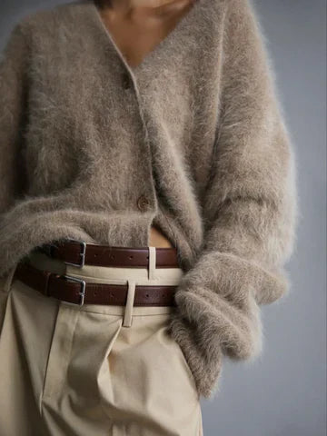 Warme Strickjacke Damen Kaschmir