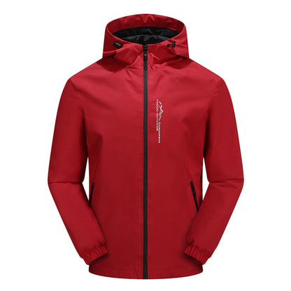 Outdoor-Jacke Damen mit Kapuze aus Polyamid