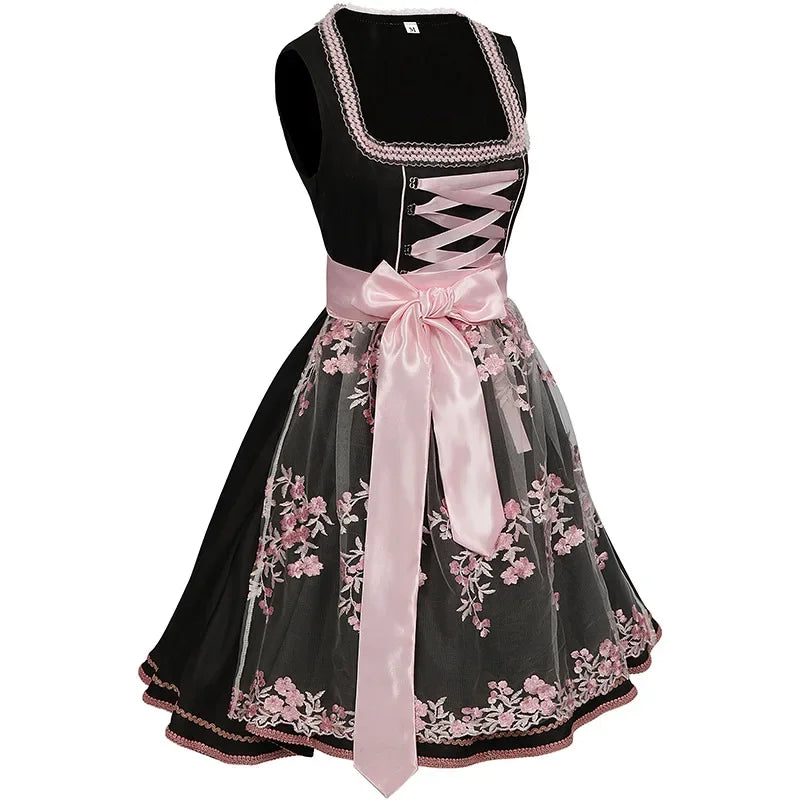 Trachtenkleid Damen mit floralem Muster