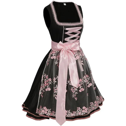 Trachtenkleid Damen mit floralem Muster