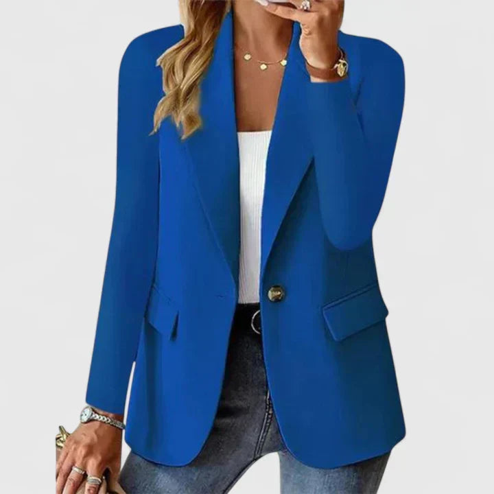 Eleganter Blazer Damen aus Viskose – klassischer taillierter Blazer