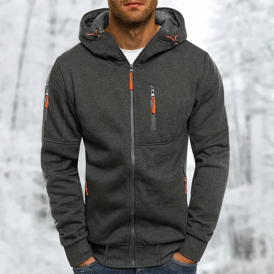 Sportliche Kapuzenjacke Herren