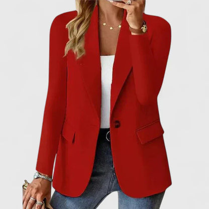 Taillierter Damen-Blazer mit Patteltaschen