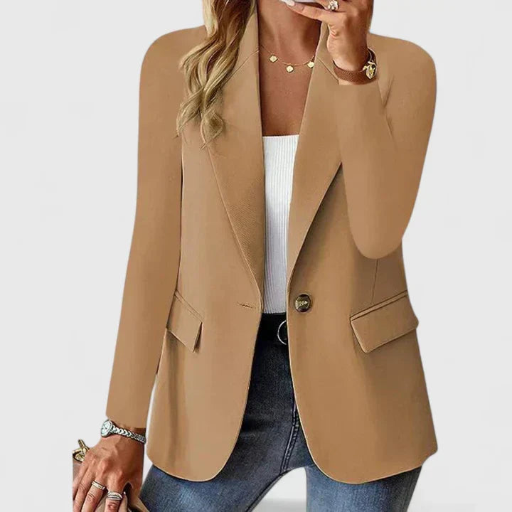 Eleganter Blazer Damen aus Viskose – klassischer taillierter Blazer