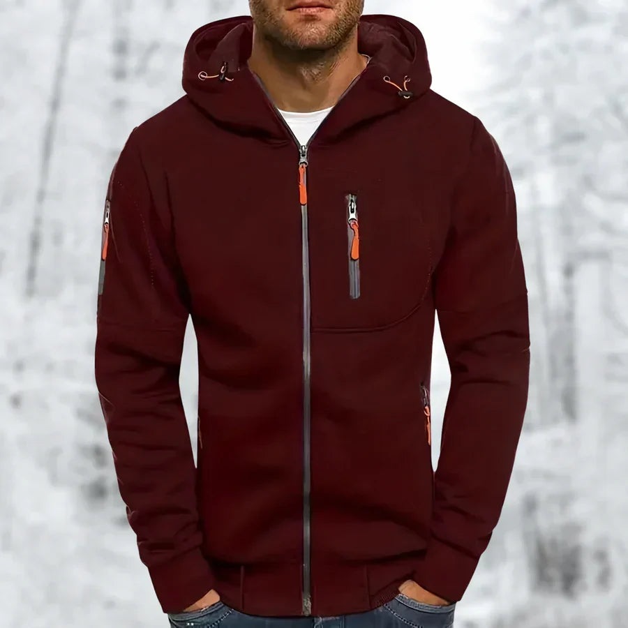 Herren Kapuzenjacke – sportliche Jacke mit Kapuze