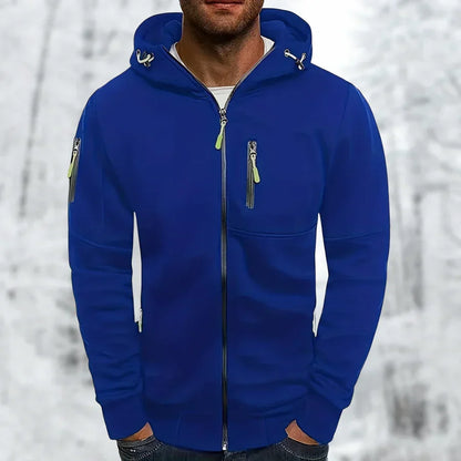 Herren Kapuzenjacke – sportliche Jacke mit Kapuze