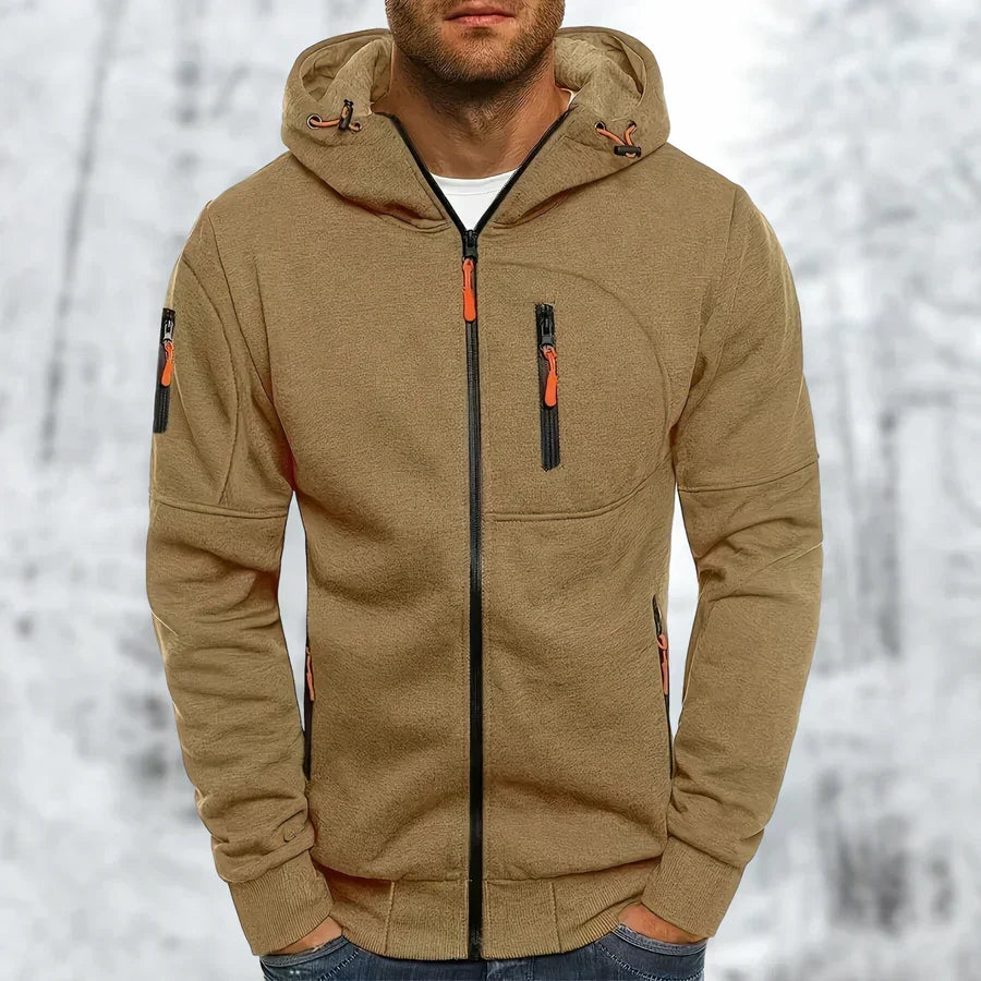 Herren Kapuzenjacke sportliche Jacke mit Kapuze