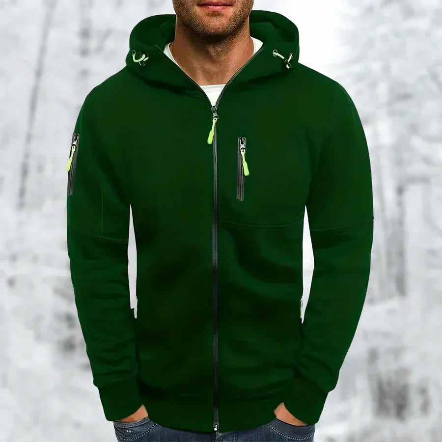 Herren Kapuzenjacke – sportliche Jacke mit Kapuze