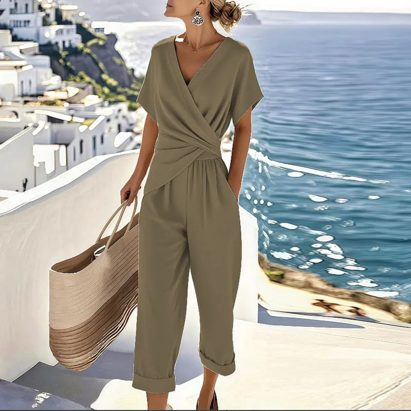 Elegantes zweiteiliges Set Damen für den Sommer