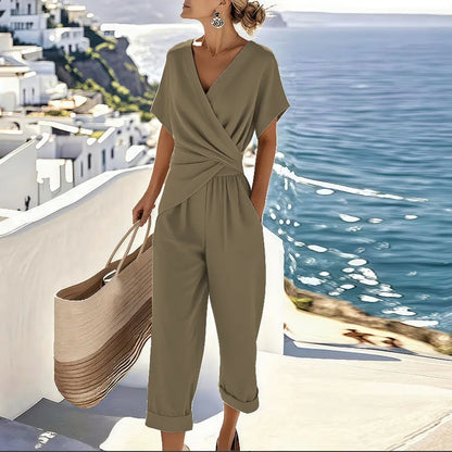 Elegantes zweiteiliges Set Damen für den Sommer