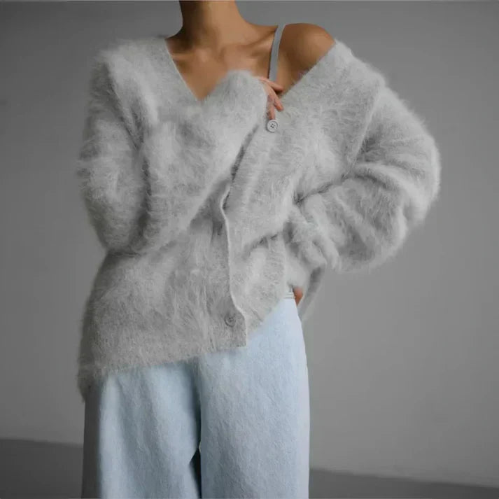 Lockerer Cardigan Damen aus Kaschmir