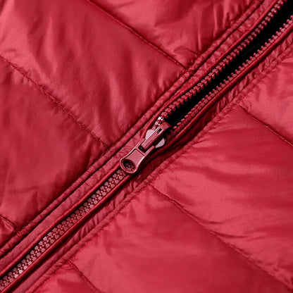 Damen Daunenjacke mit Kapuze – warme gefütterte Winterjacke