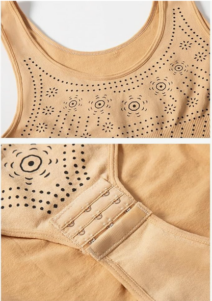 Shapewear Bodysuit ärmellos – formender Body mit Rundhals und Musteroberfläche