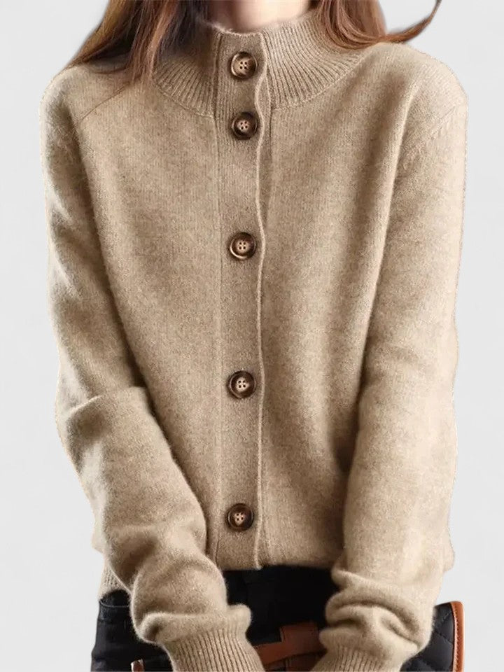 Eleganter Cardigan Damen – vielseitige Strickjacke zum Kombinieren