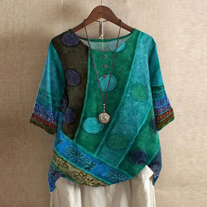 Florale Bluse Damen mit Blumenmuster