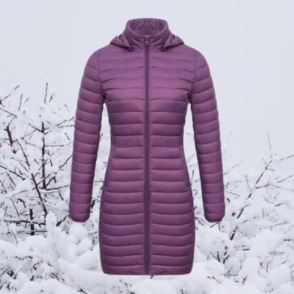 Leichte Winterjacke Damen lang