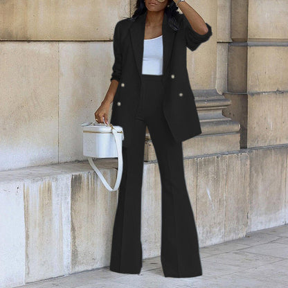 Damen Blazer-Set zweiteilig – elegantes Kostüm