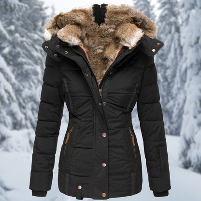 Warme elegante Winterjacke Damen