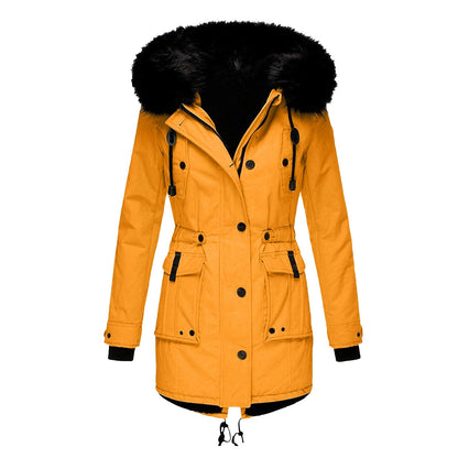 Warmer Mantel Damen aus Baumwolle
