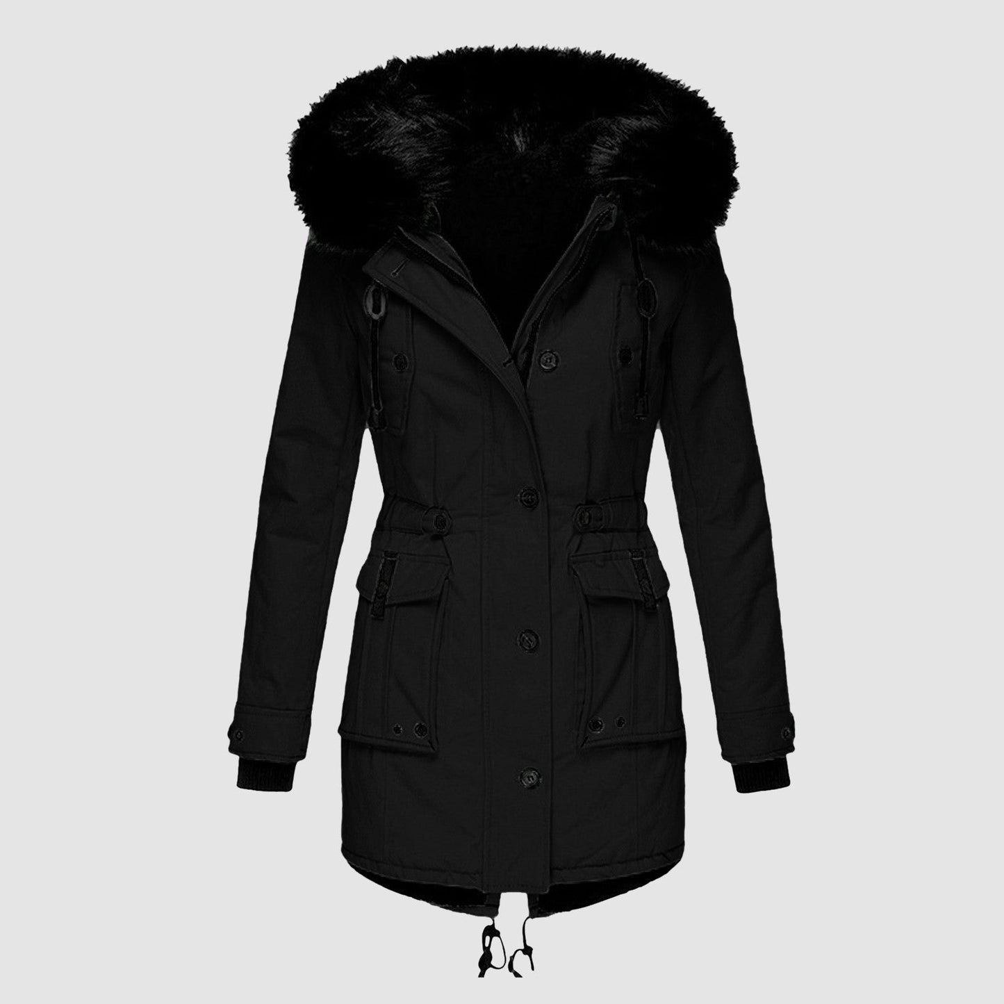Parka Damen aus Baumwolle für die kalte Jahreszeit