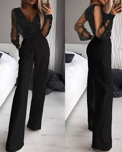 Damen Jumpsuit einfarbig lässiger Overall Regular Fit