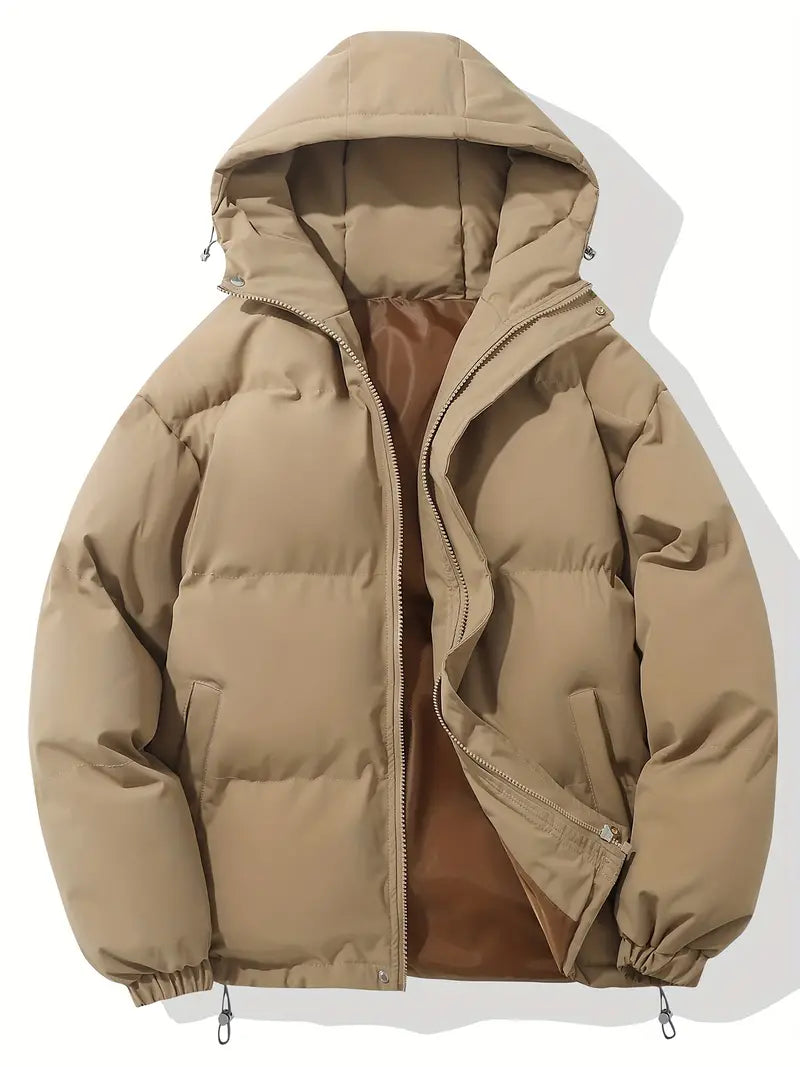 Kapuzenjacke Damen – warme klassische Jacke mit Kapuze für den Winter