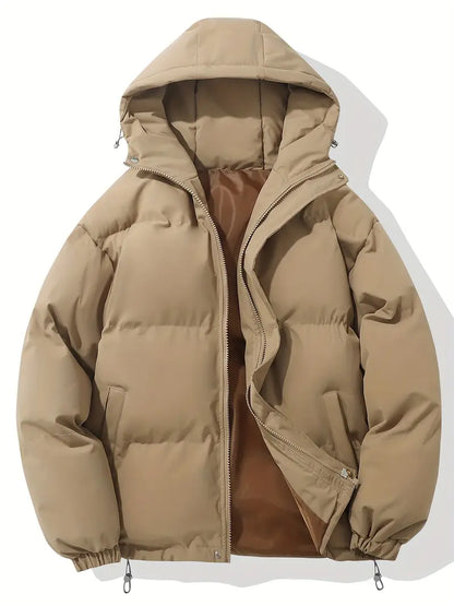 Kapuzenjacke Damen – warme klassische Jacke mit Kapuze für den Winter