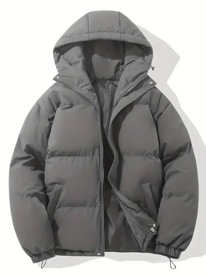 Kapuzenjacke Damen – warme klassische Jacke mit Kapuze für den Winter