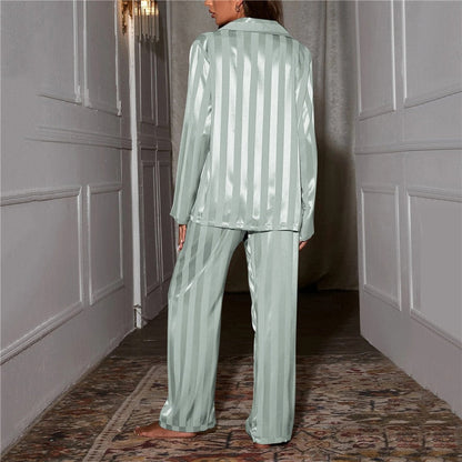 Edler Satin-Schlafanzug Damen