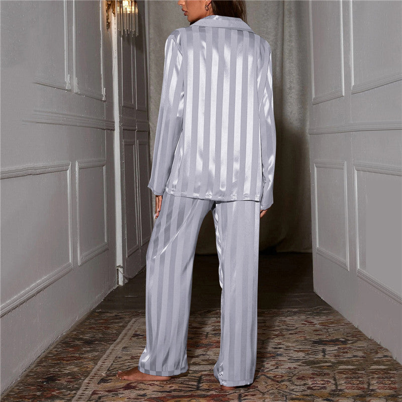 Schlafanzug-Set Damen aus Satin