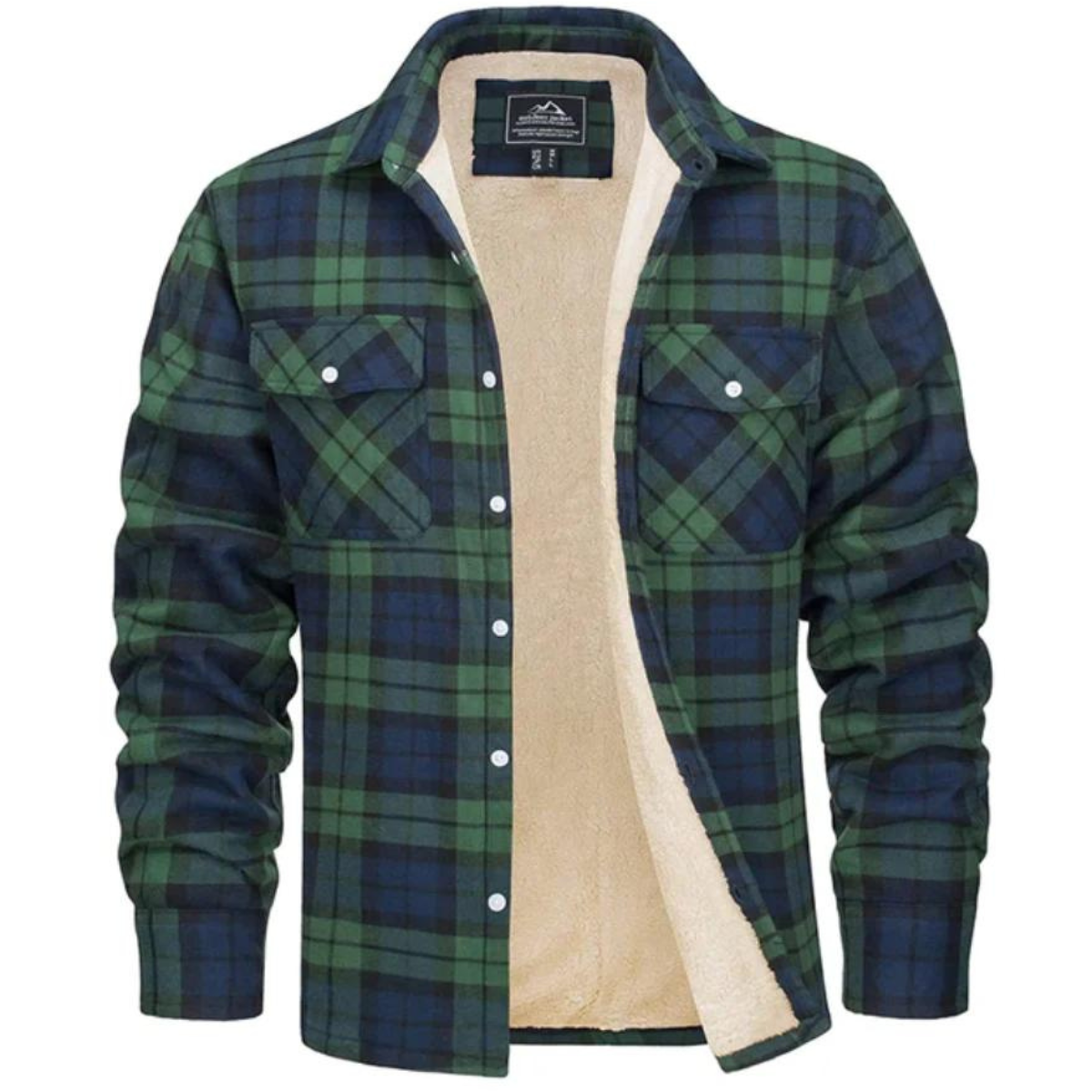 Gefütterte Holzfällerjacke Damen mit Kapuze