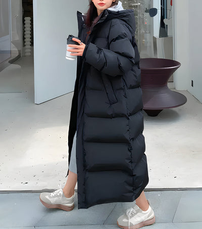 Damen lange Jacke wasser- und winddicht – Regenmantel