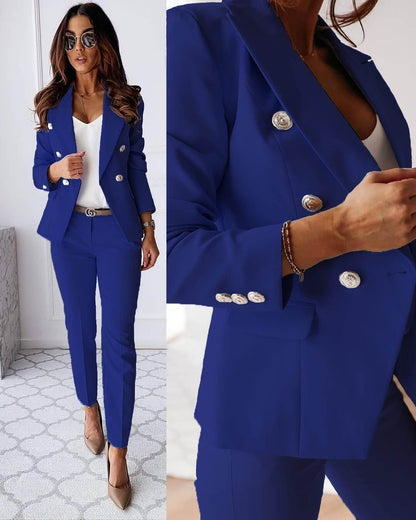 Blazer und Hose Set Damen