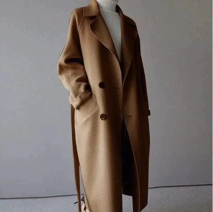 Eleganter Wintermantel Damen aus Wolle