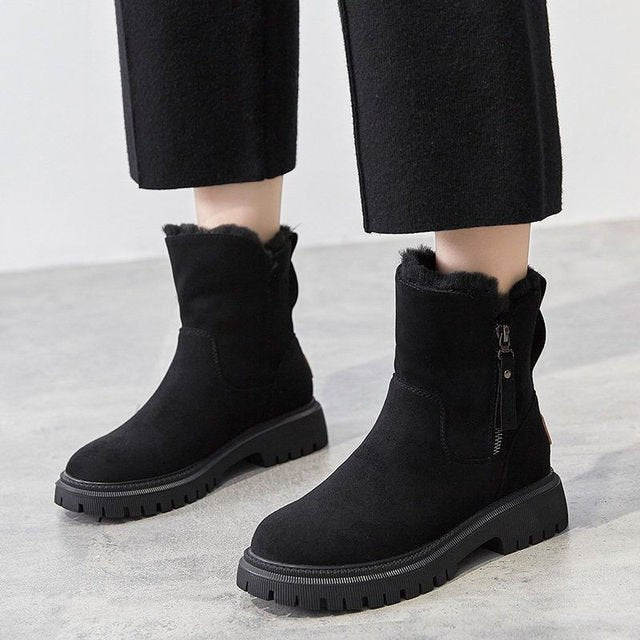 Winterstiefel Damen aus Wildleder