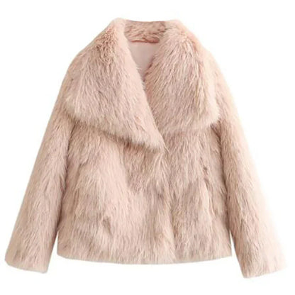 Damen Kunstfelljacke kurz – kuschelige Winterjacke