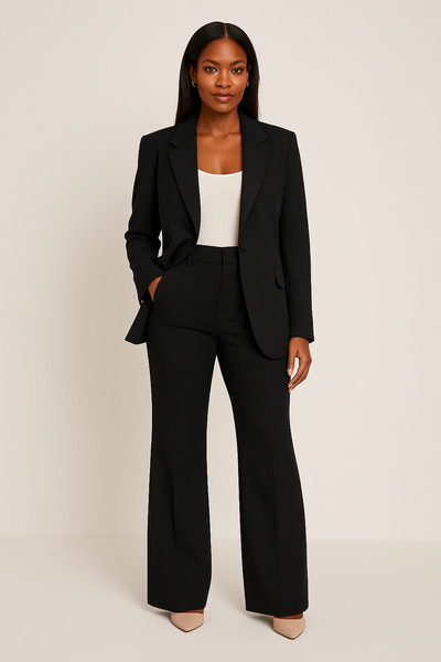 Hosenanzug-Set Damen tailliert – eleganter Zweiteiler aus Viskose