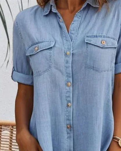 Jeanskleid Damen locker geschnitten