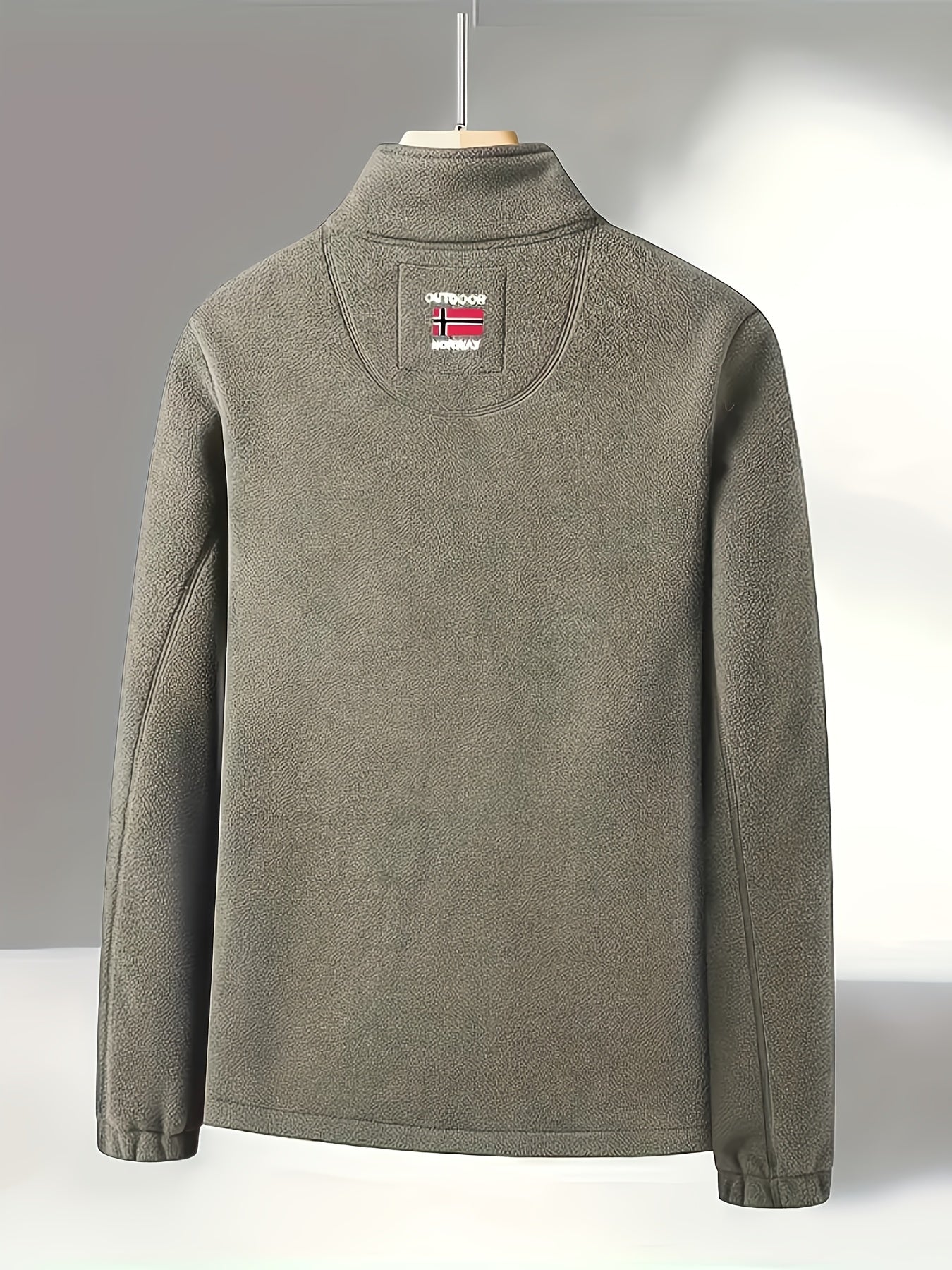 Fleecejacke aus weichem Fleece – Outdoor-Jacke mit hohem Kragen
