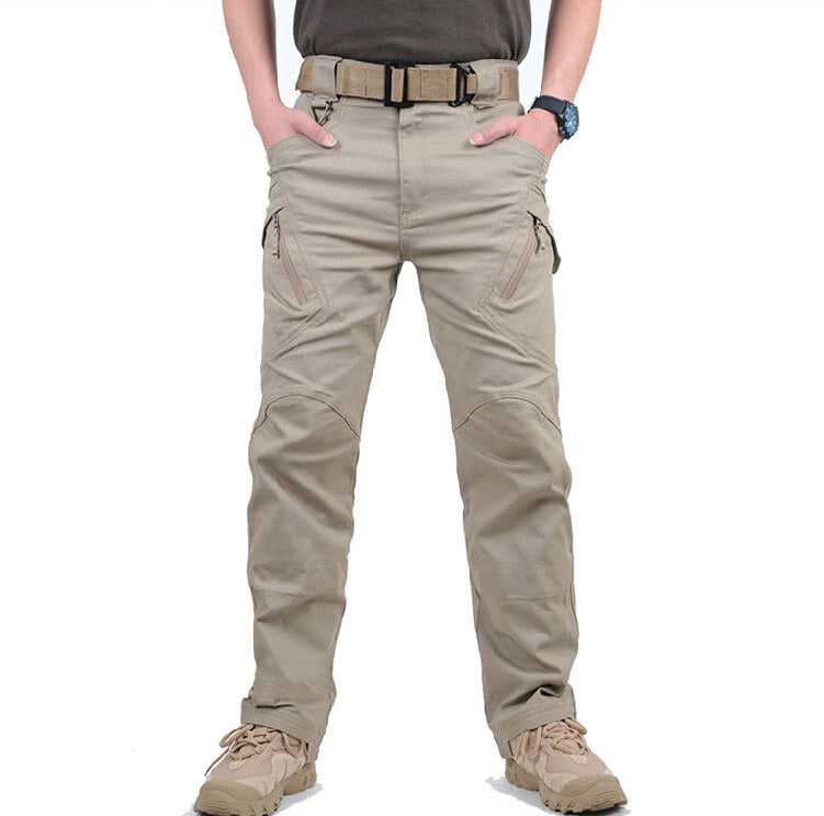 Cargohose Herren taktisch – robuste Outdoor-Wanderhose mit vielen Taschen