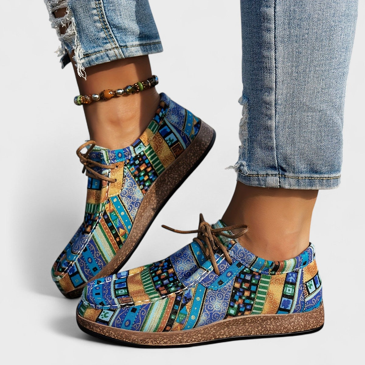 Komfort-Sneaker Damen aus Textil